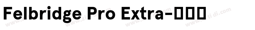 Felbridge Pro Extra字体转换 Felbridge Pro Extra字体转换